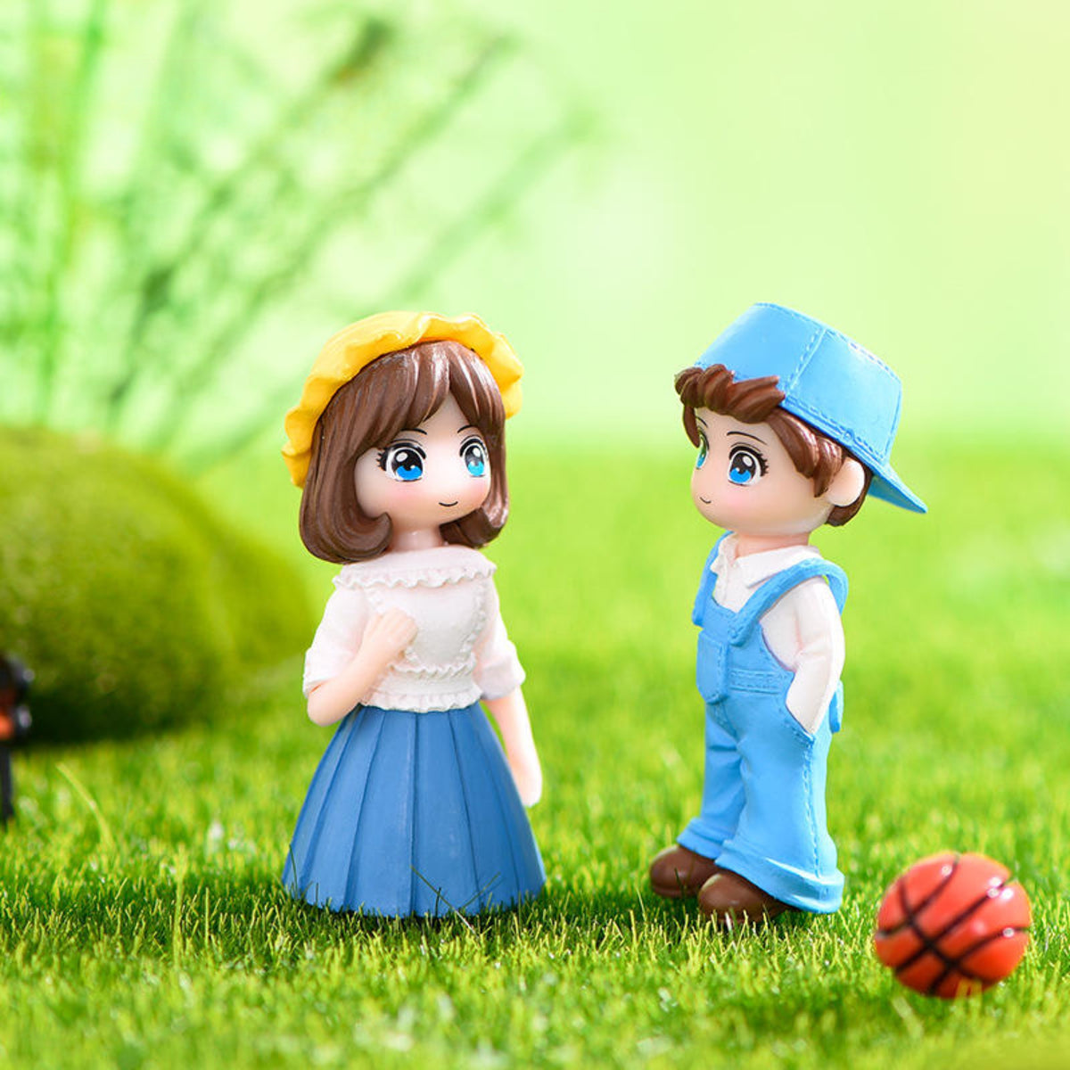 Dungaree Boy Couple Miniature