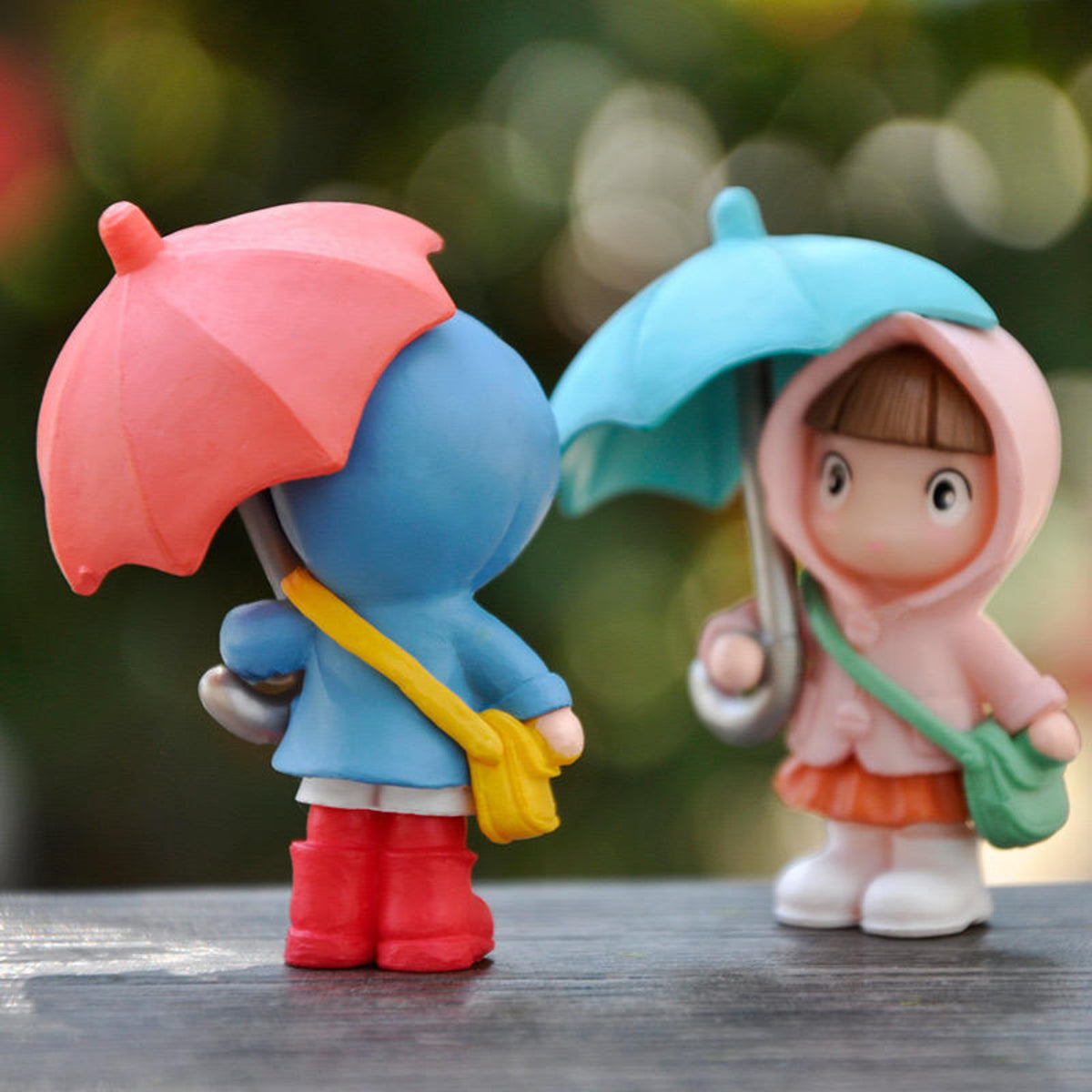Umbrella Couple Miniature