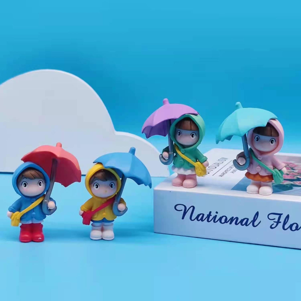 Umbrella Couple Miniature