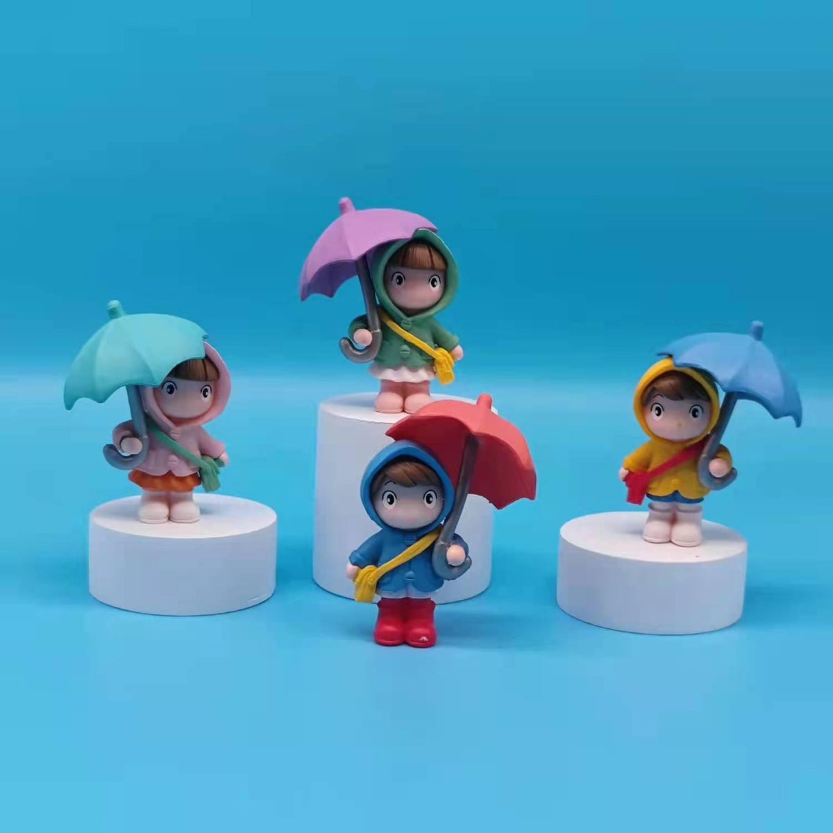 Umbrella Couple Miniature