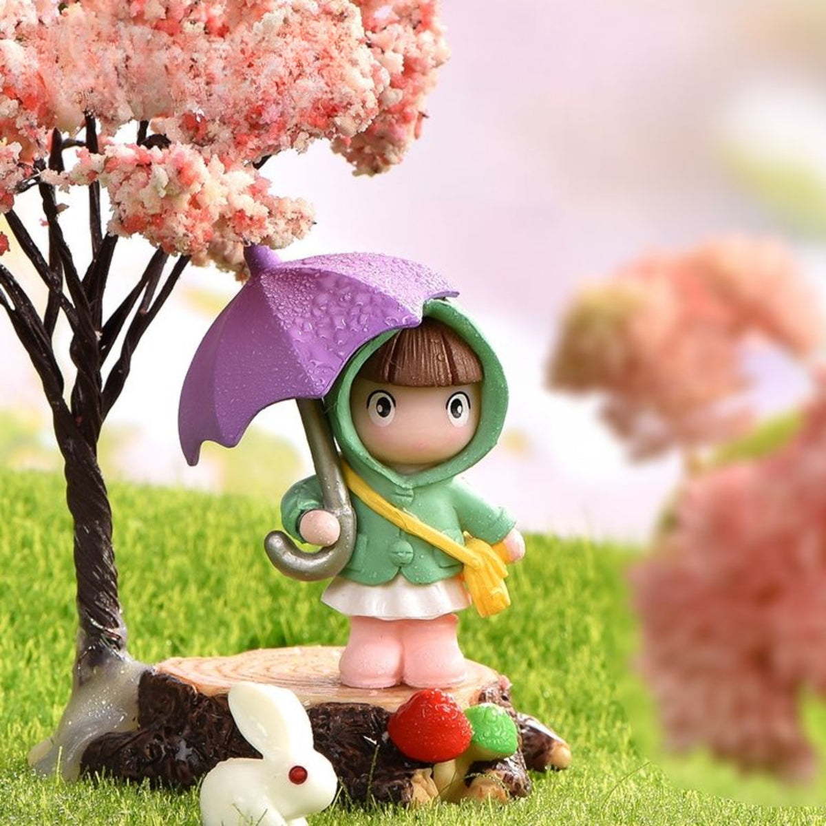 Umbrella Couple Miniature