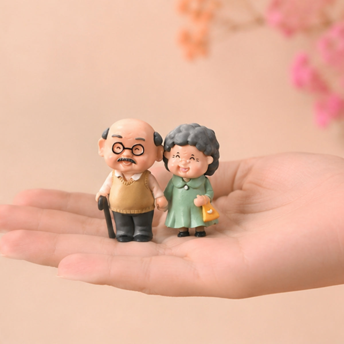 Cute Old Grandparents Miniature