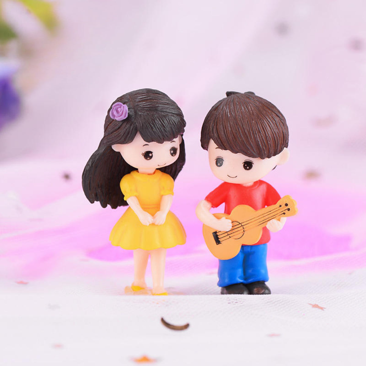 Guitar Couple Miniature Set