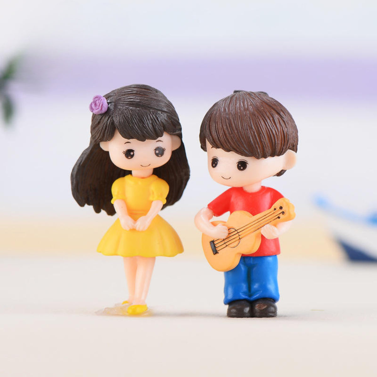 Guitar Couple Miniature Set