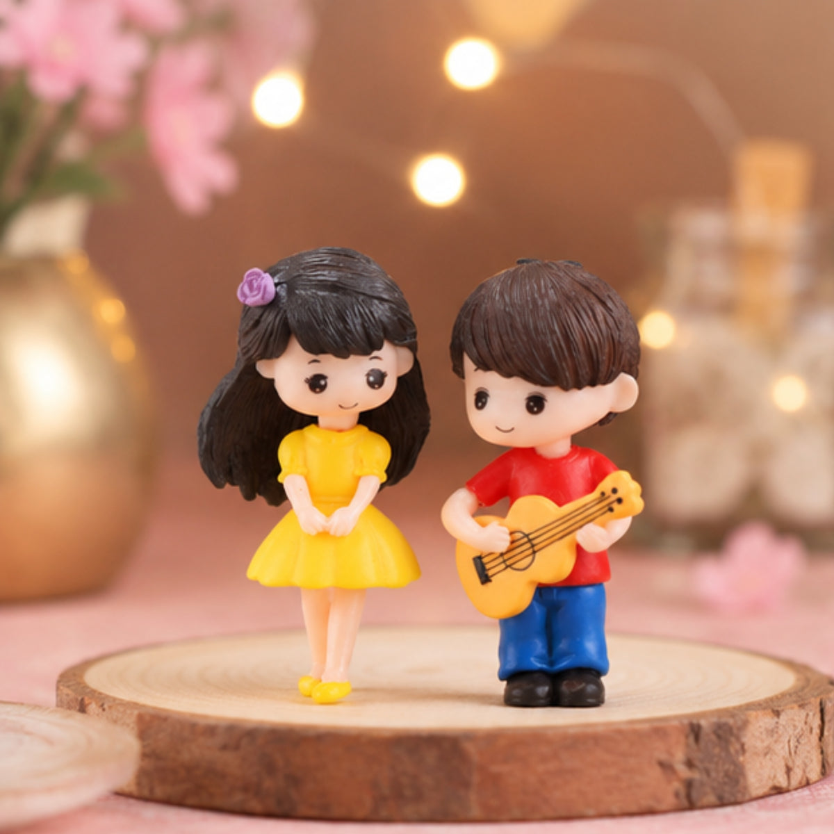 Guitar Couple Miniature Set