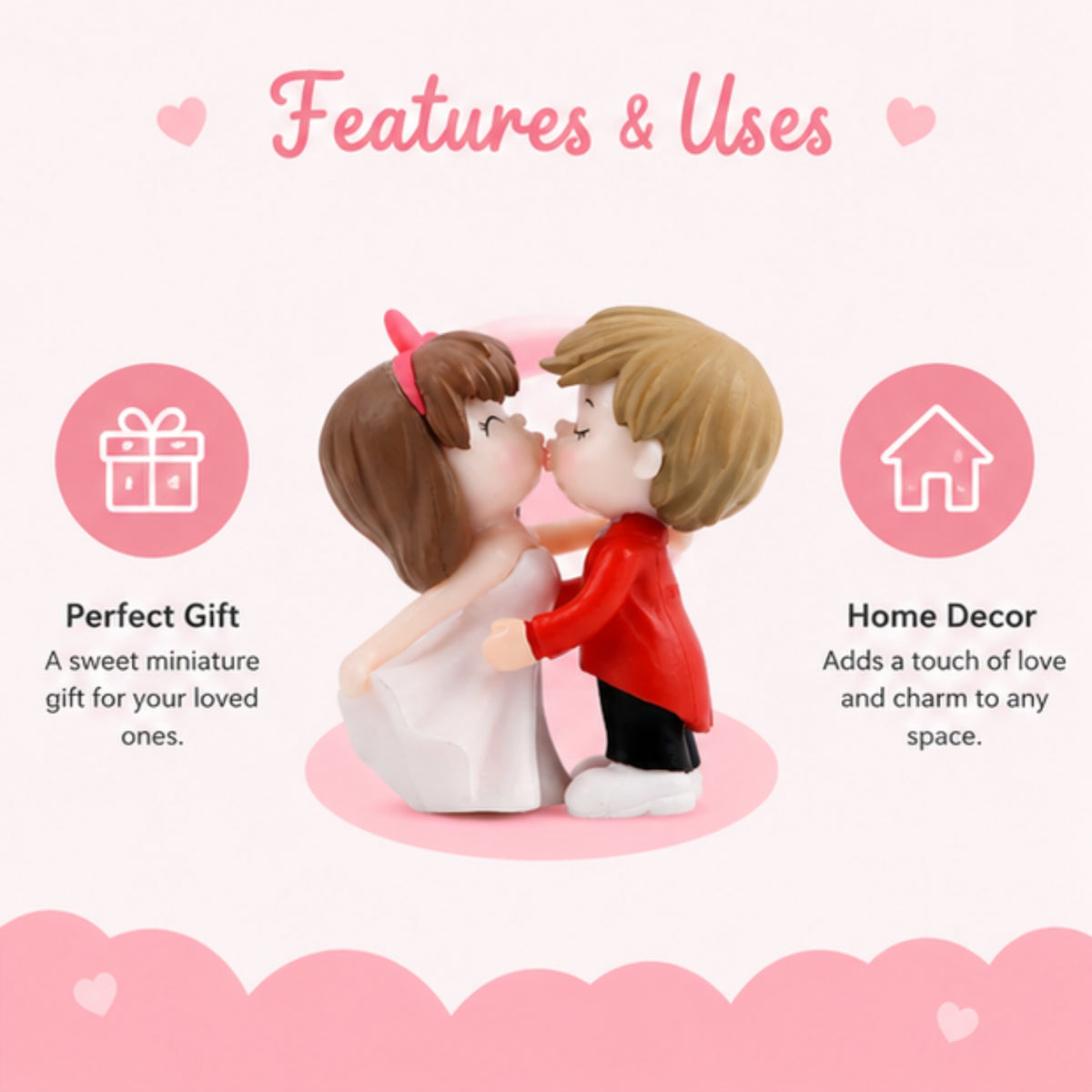 Kissing Couple Miniature - Style 2
