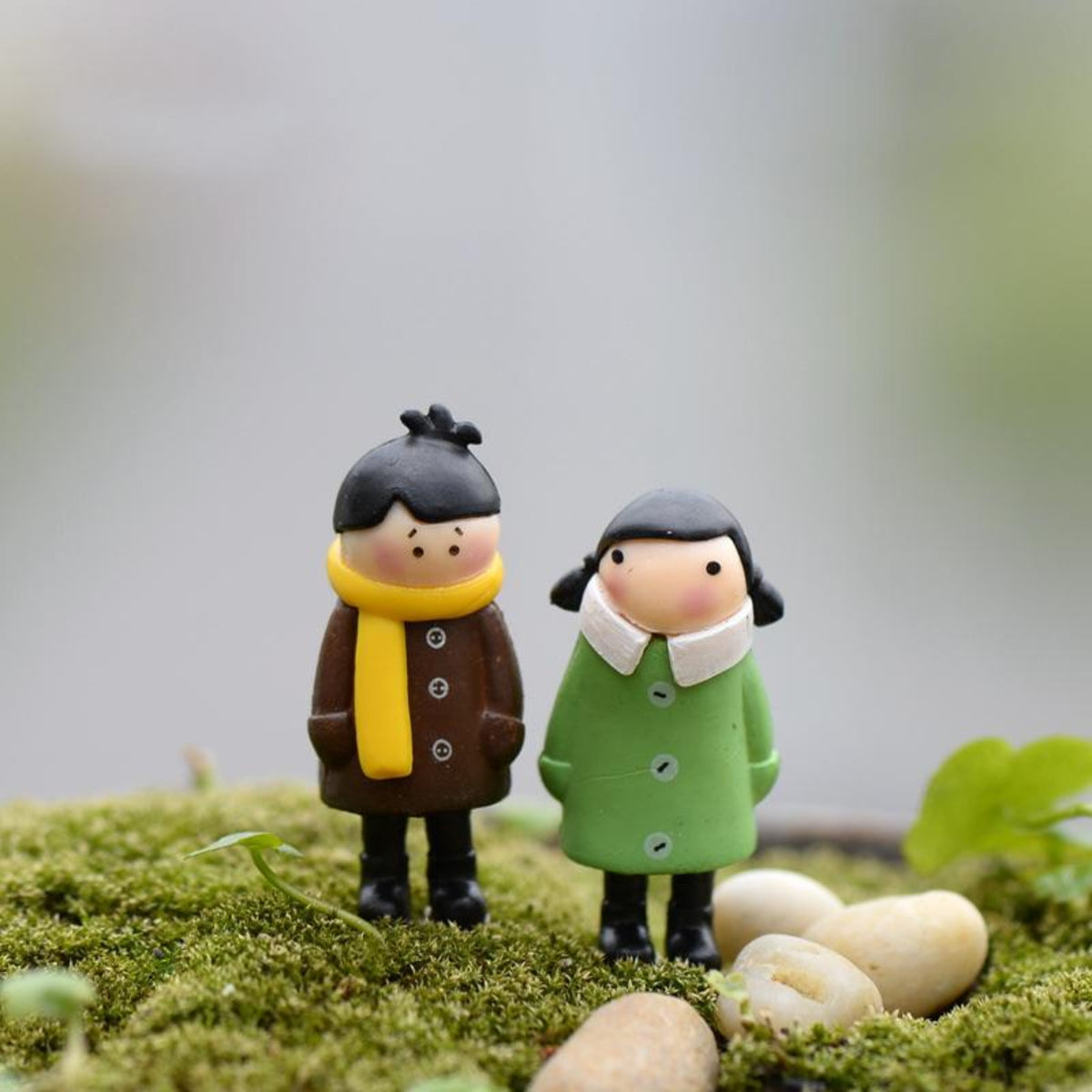 Winter Muffler Couple Miniature (4pc)