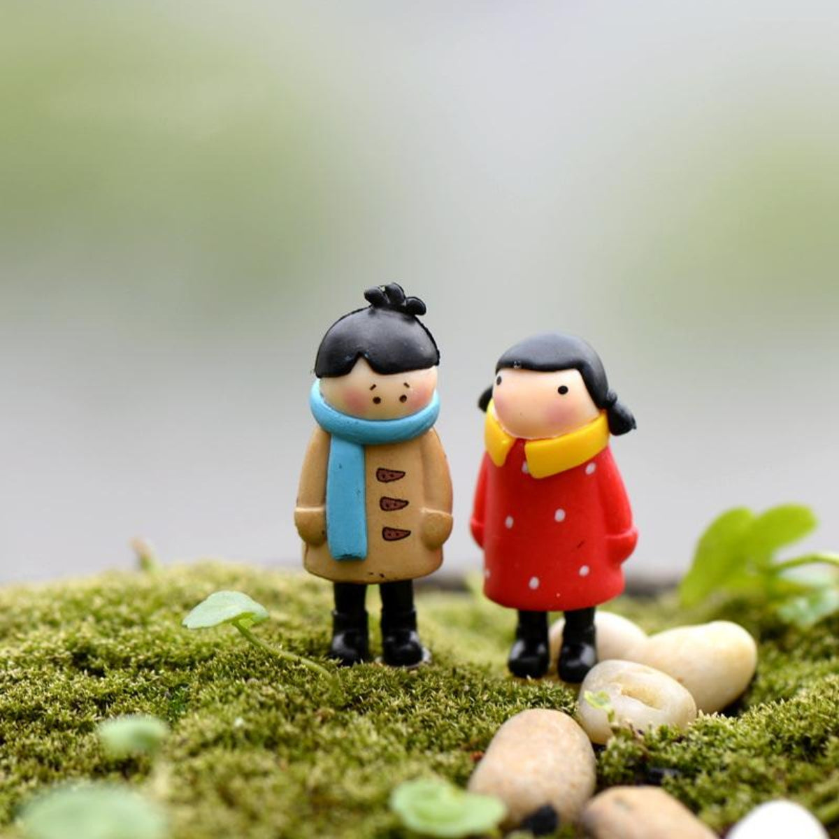 Winter Muffler Couple Miniature (4pc)