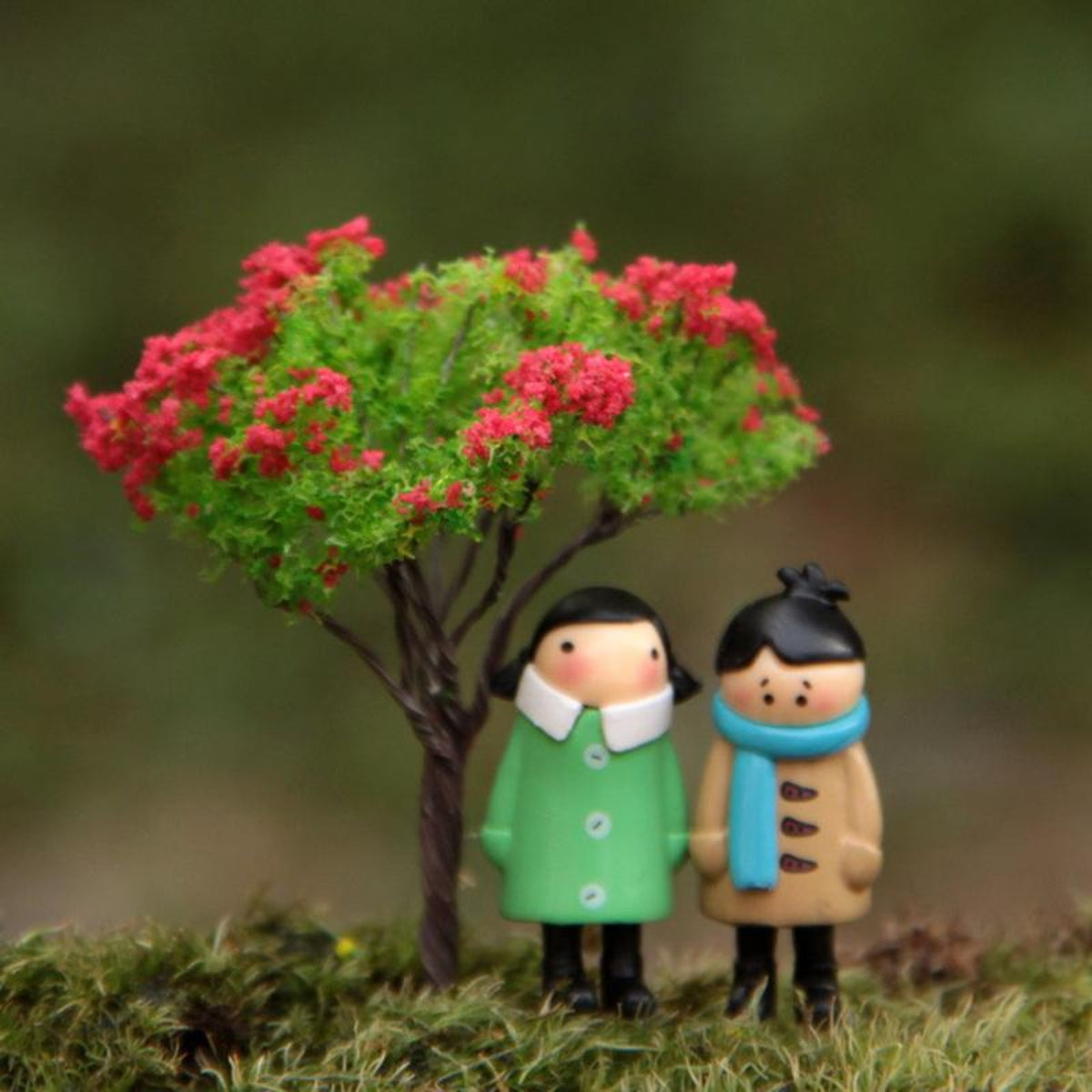 Winter Muffler Couple Miniature (4pc)