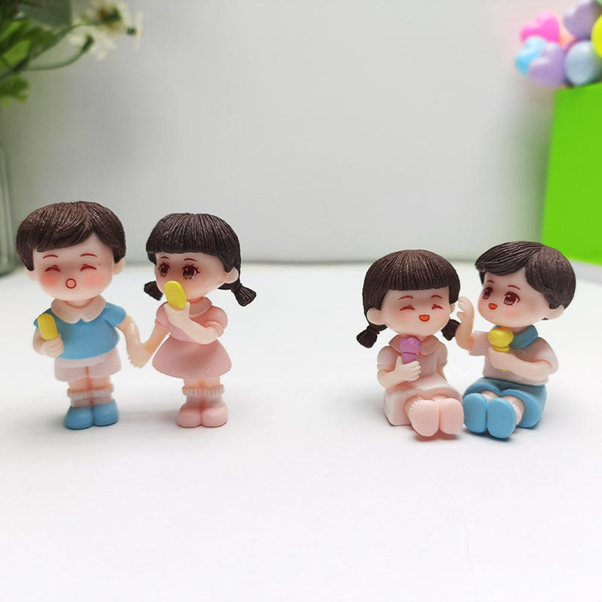 Ice Cream Kids Miniature (Sitting) & Standing