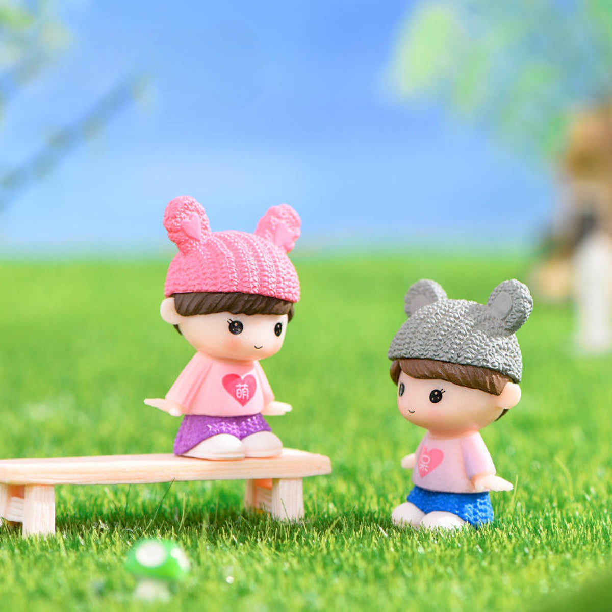 Cute Couple Miniature (Pack of 2)