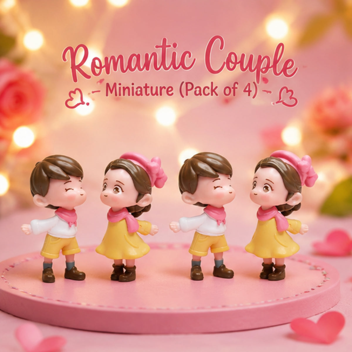 Romantic Couple Miniature (Pack of 4)