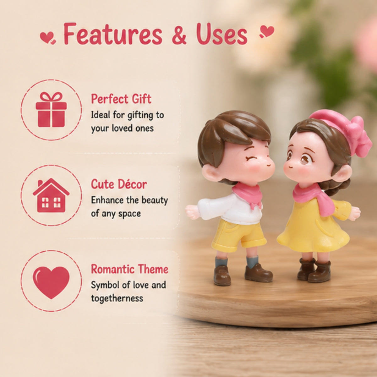 Romantic Couple Miniature (Pack of 4)