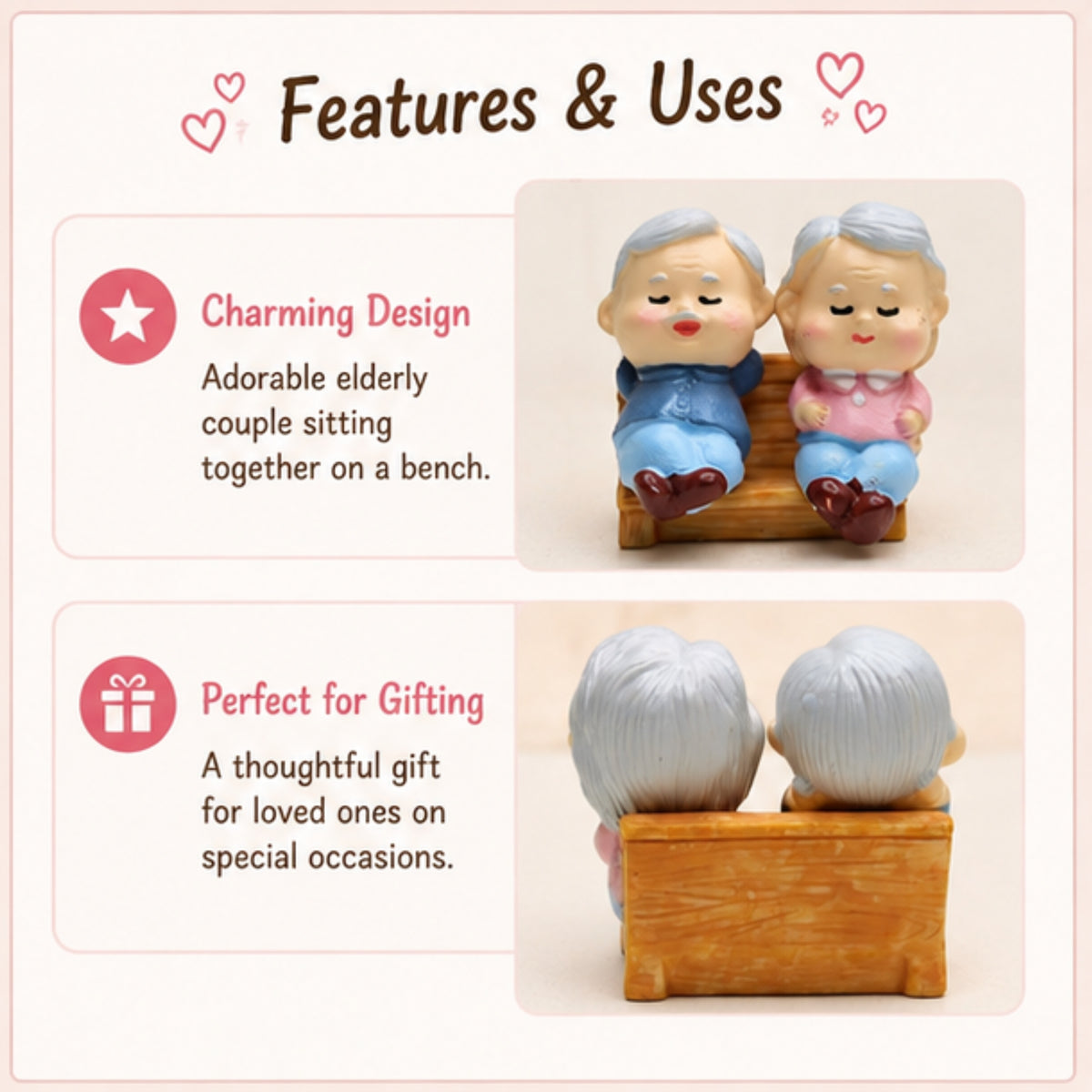 Grandma & Grandpa Miniature (Pack of 4)