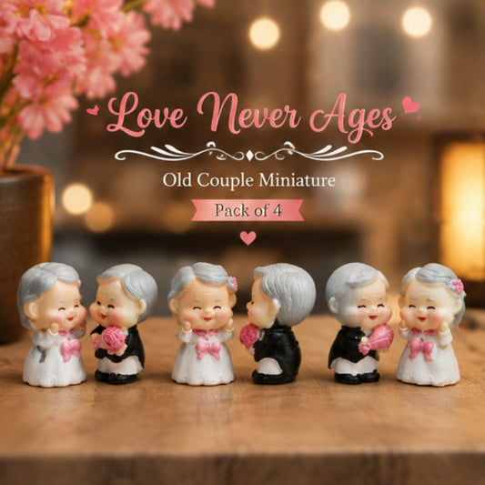 Old Couple Miniature (Pack of 4)