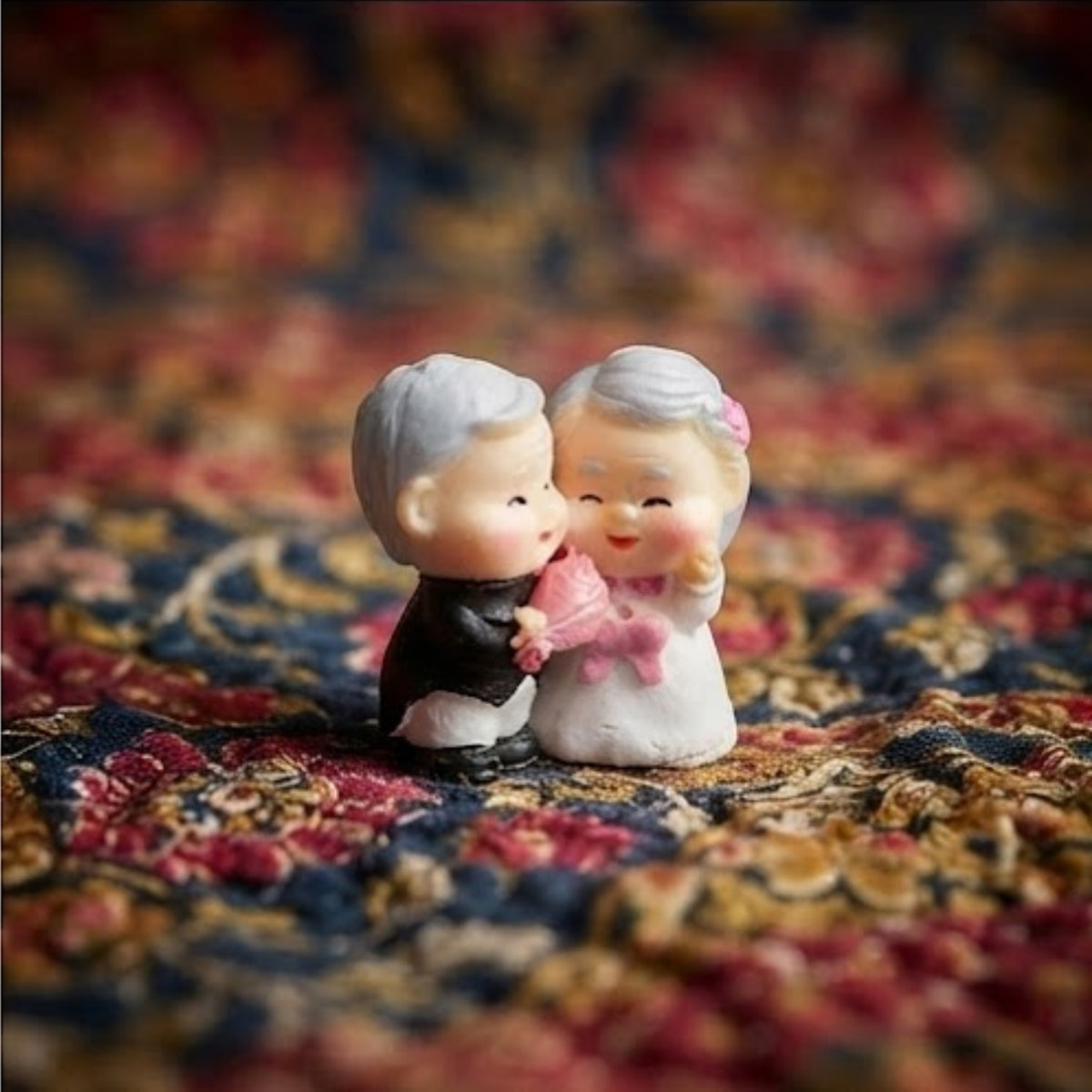 Old Couple Miniature (Pack of 4)