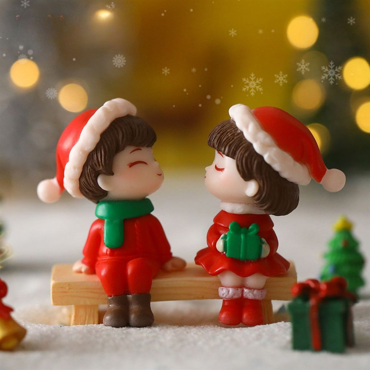 Christmas Couple Miniature Set
