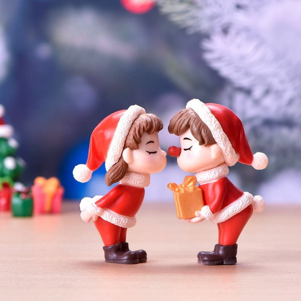 Christmas Couple Miniature Set