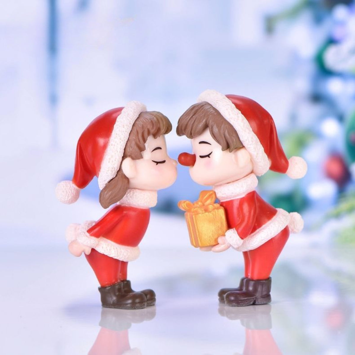 Christmas Couple Miniature Set