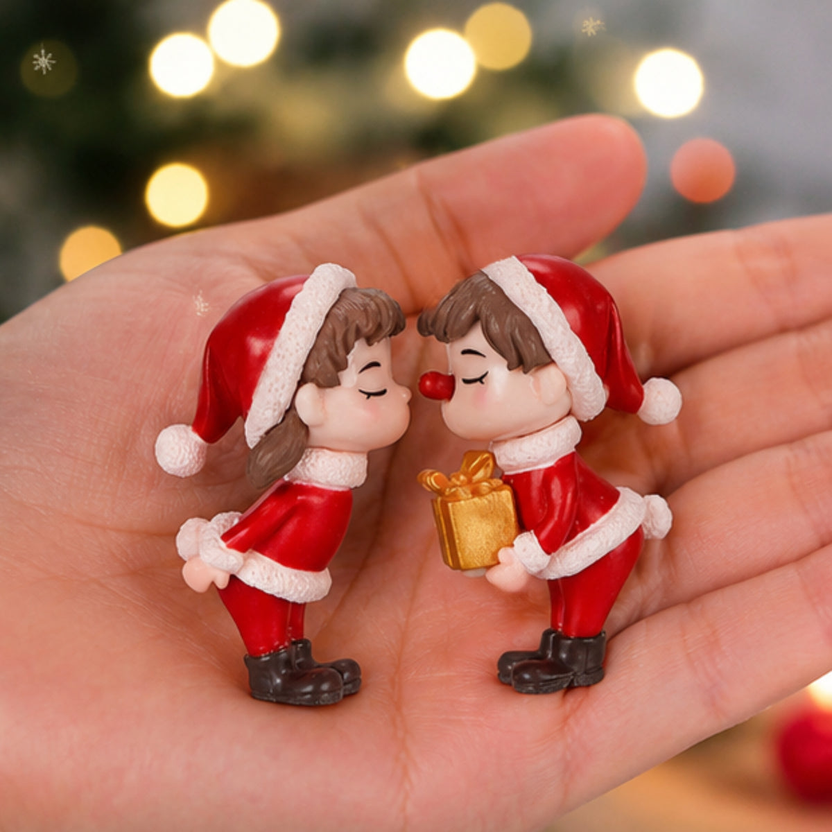 Christmas Couple Miniature Set
