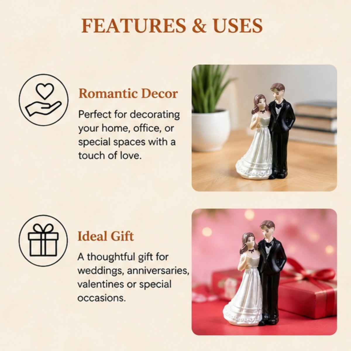 Bride & Groom Figurine