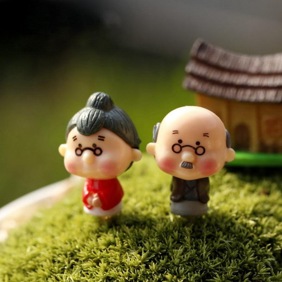 Grandparents Miniature Statues