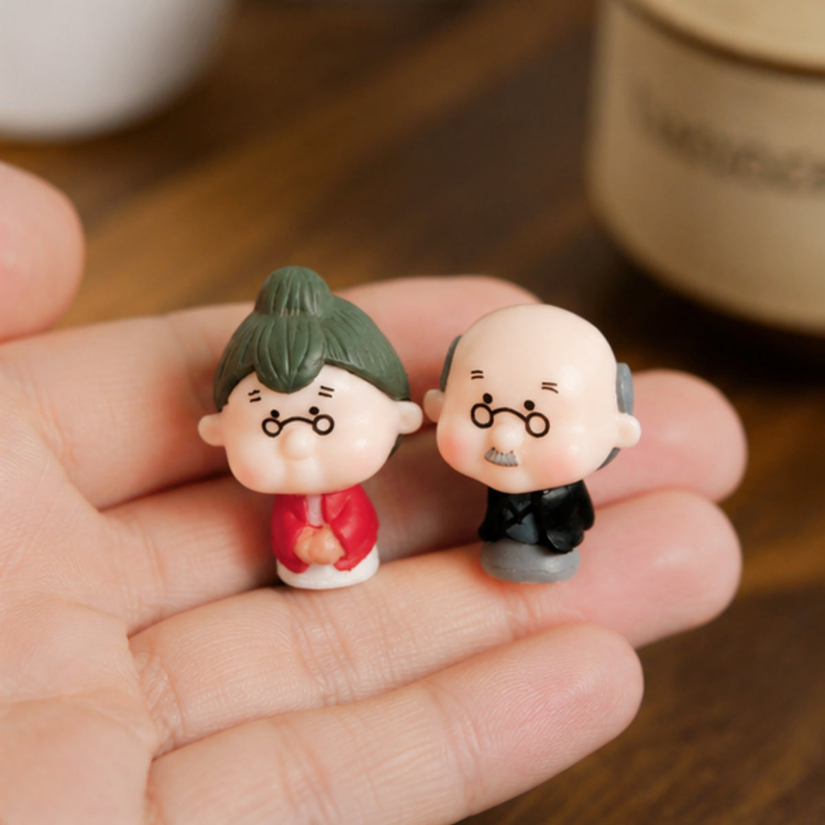 Grandparents Miniature Statues