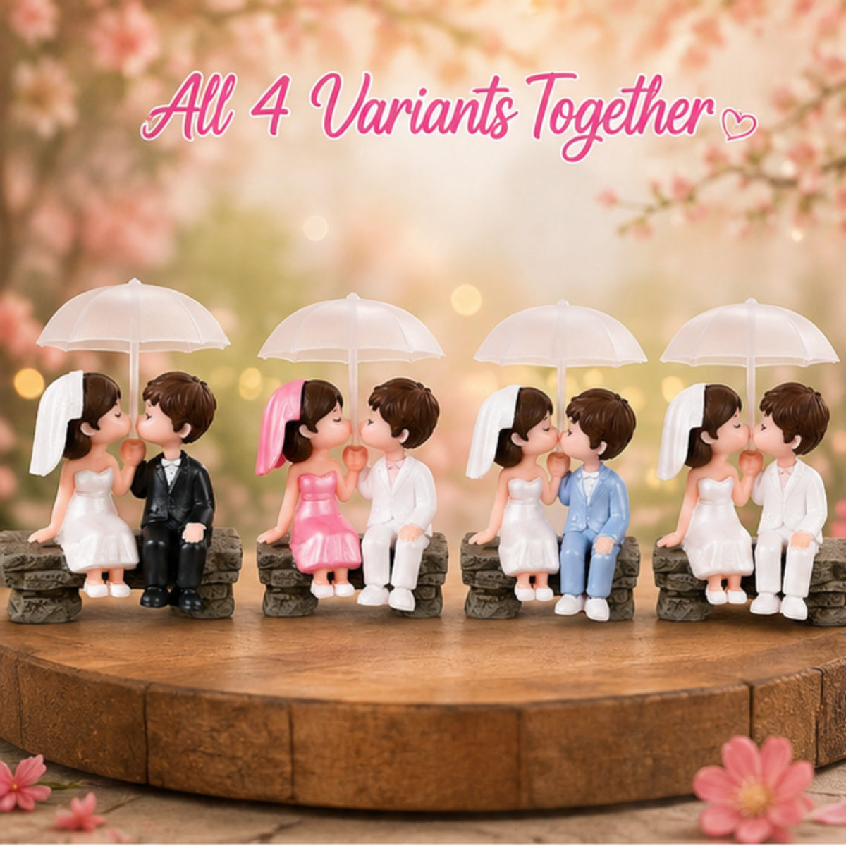 Romantic Couple Miniature Statue