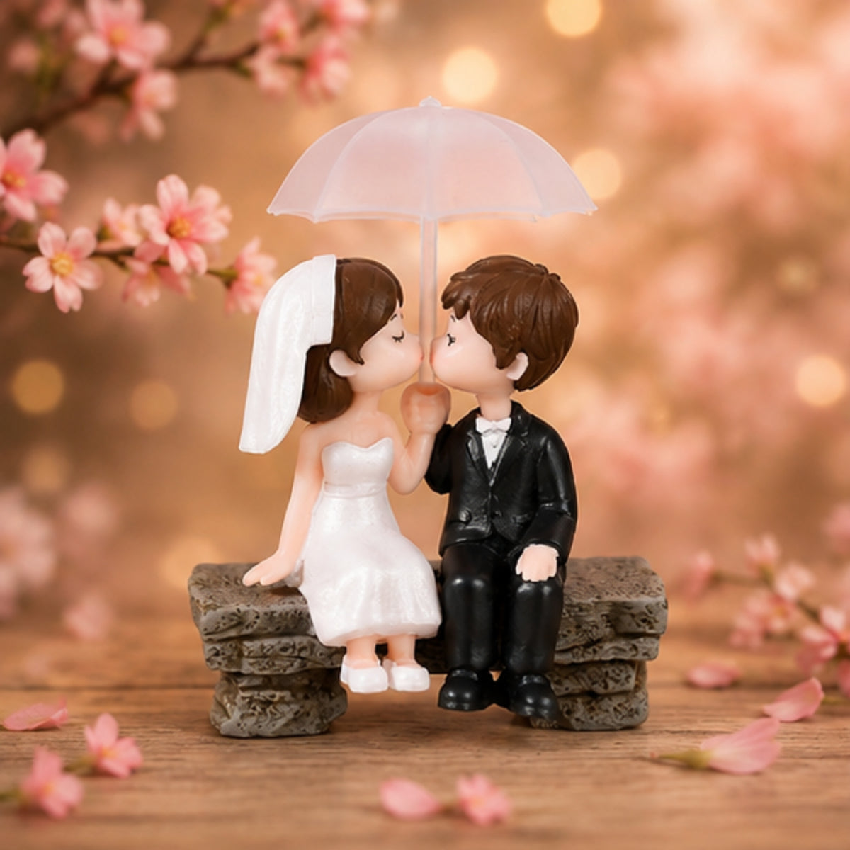 Romantic Couple Miniature Statue