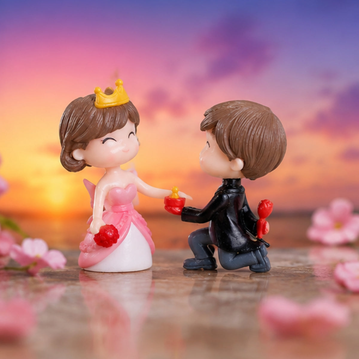 Proposing Couple Miniature Set