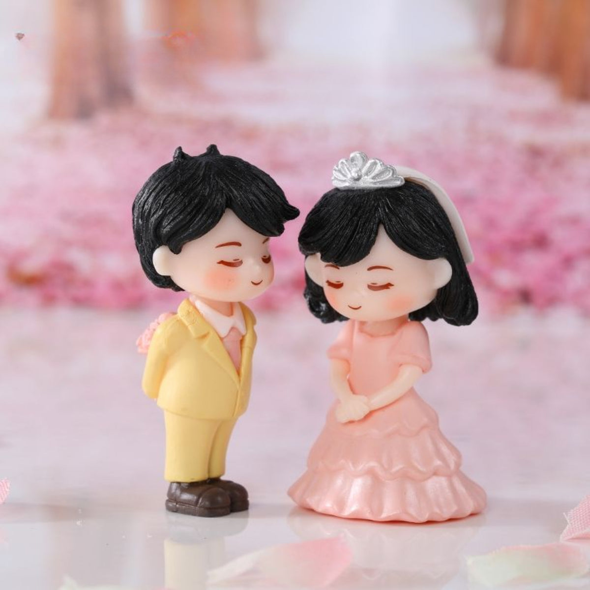 Forehead Kissing Couple Figurine