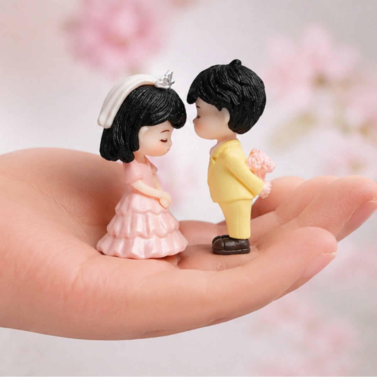 Forehead Kissing Couple Figurine