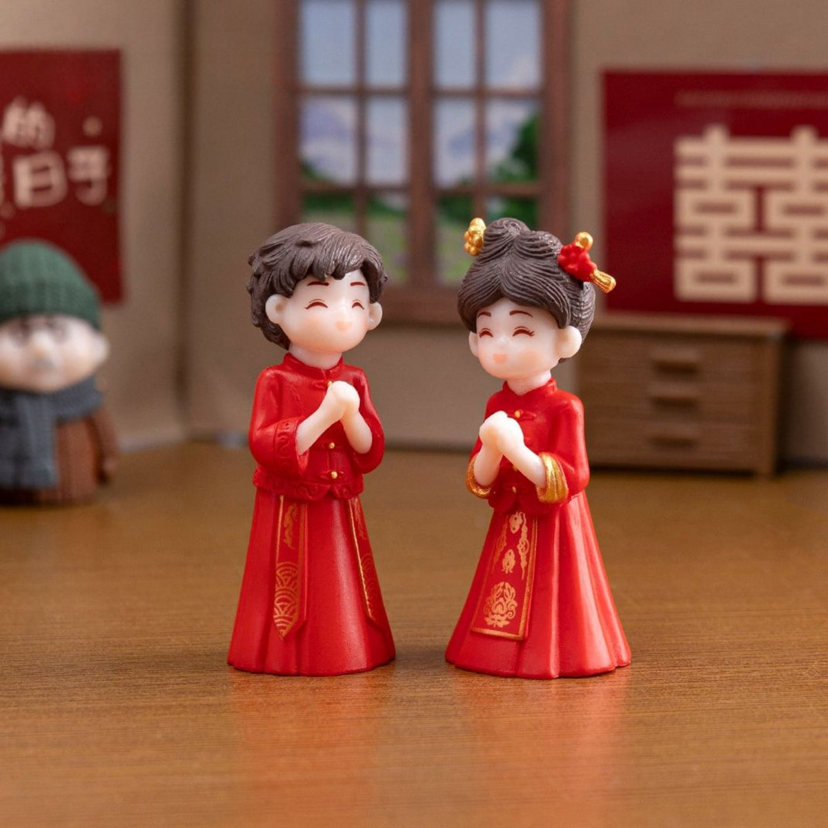 Chinese Wedding Couple Dolls