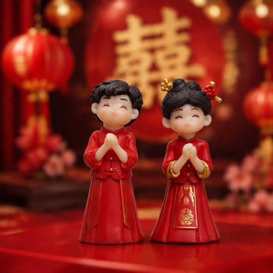 Chinese Wedding Couple Dolls