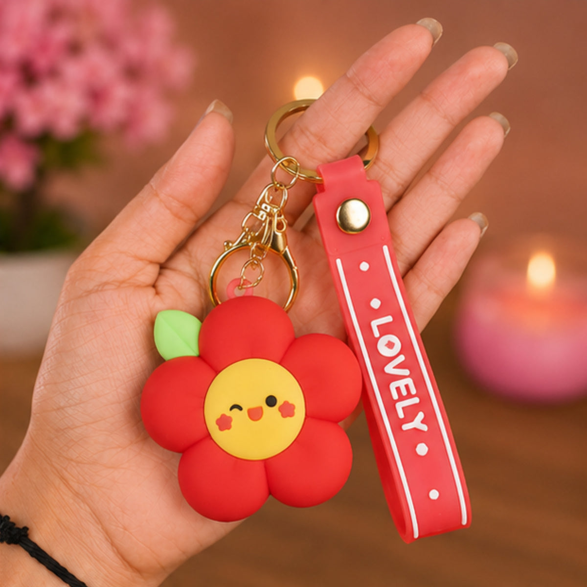 Cartoon Keychain with Band