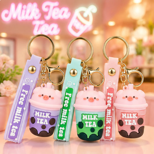 Milk Tea Keychain