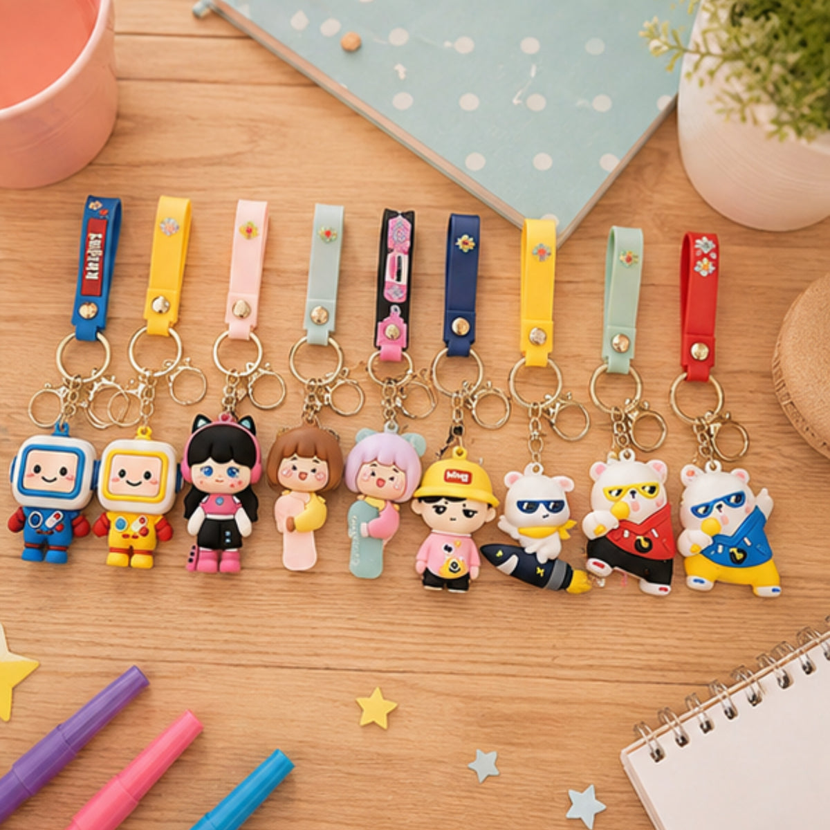 Kawaii Keychain Set of 2