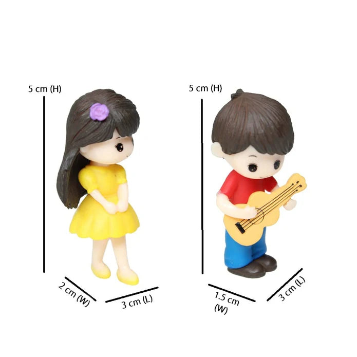 Guitar Couple Miniature Set