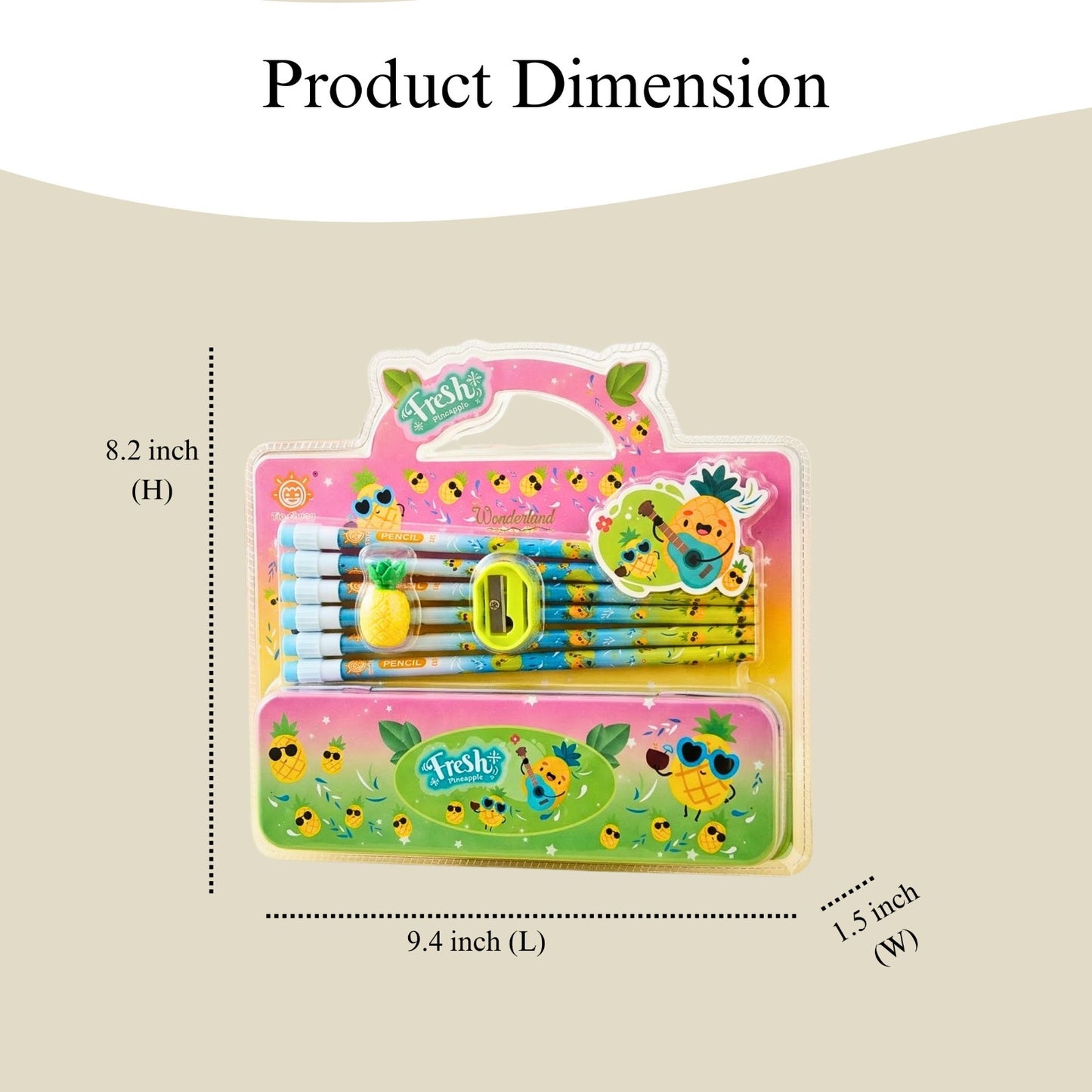 Fruity Friends Stationery Set