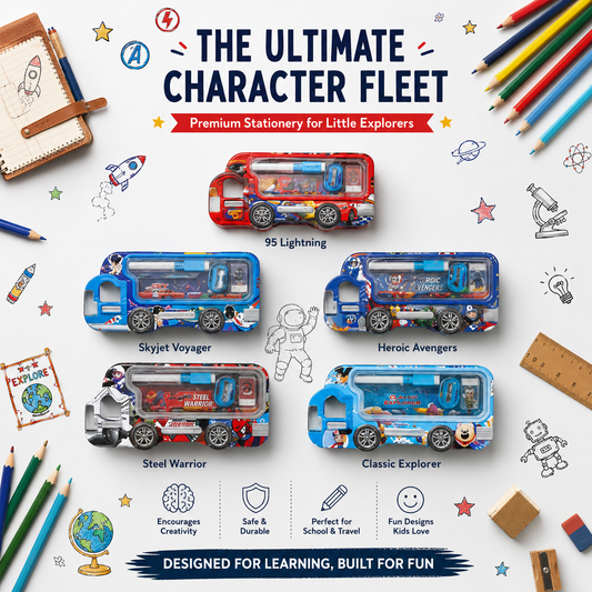 Big Bus Stationery Set