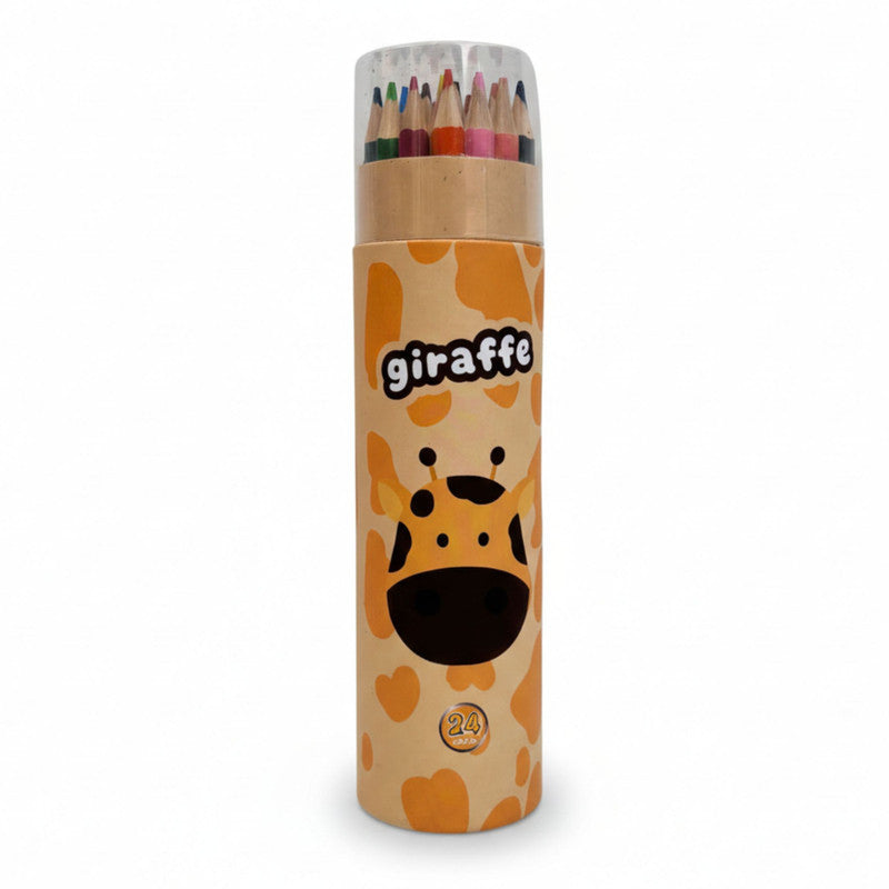 Rainbow Pencil Set 24 Colours - Giraffe