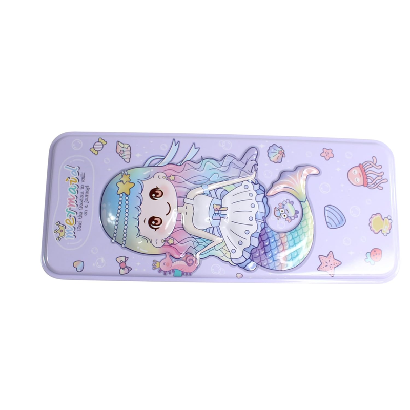 3D Pencil Box - Mermaid