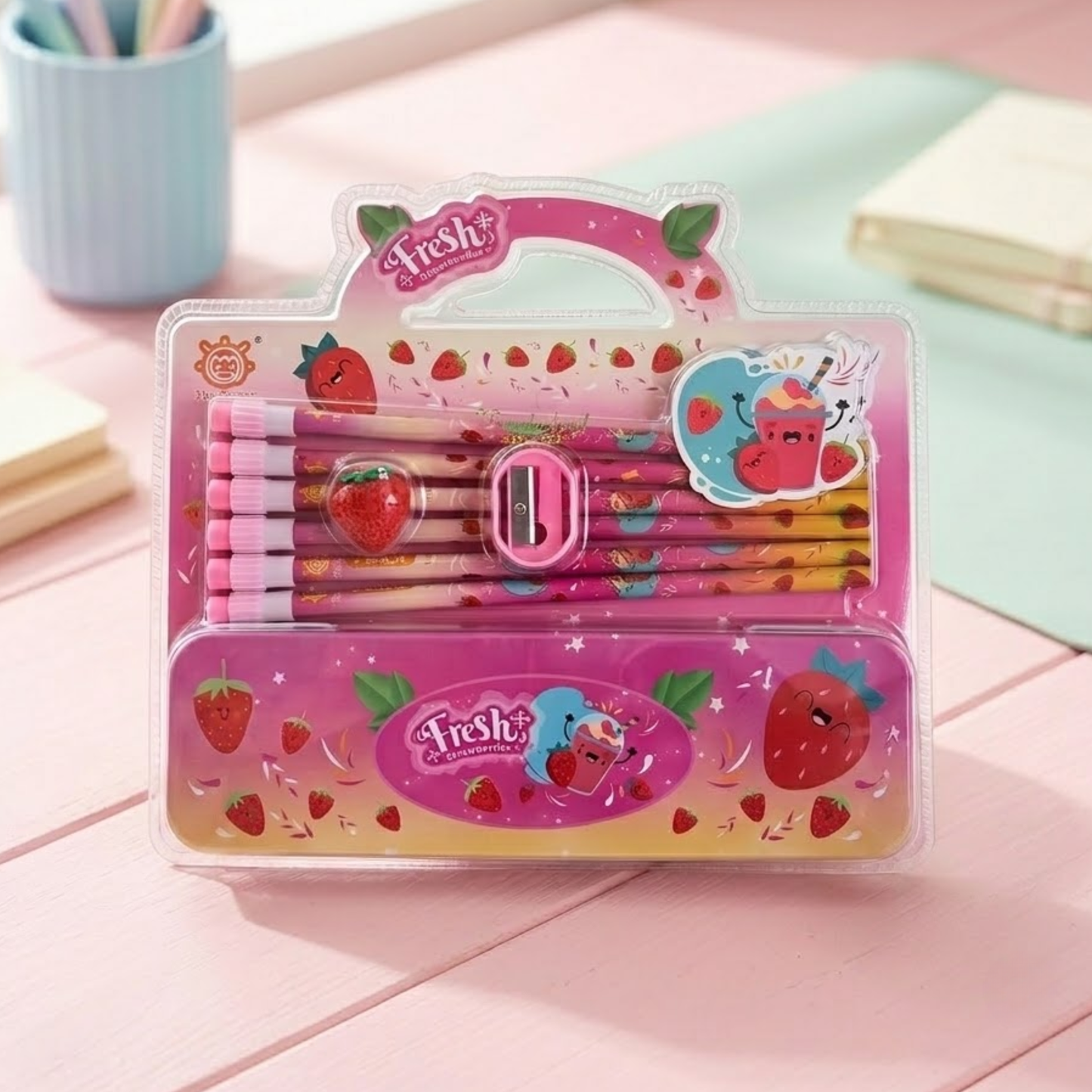 Fruity Friends Stationery Set