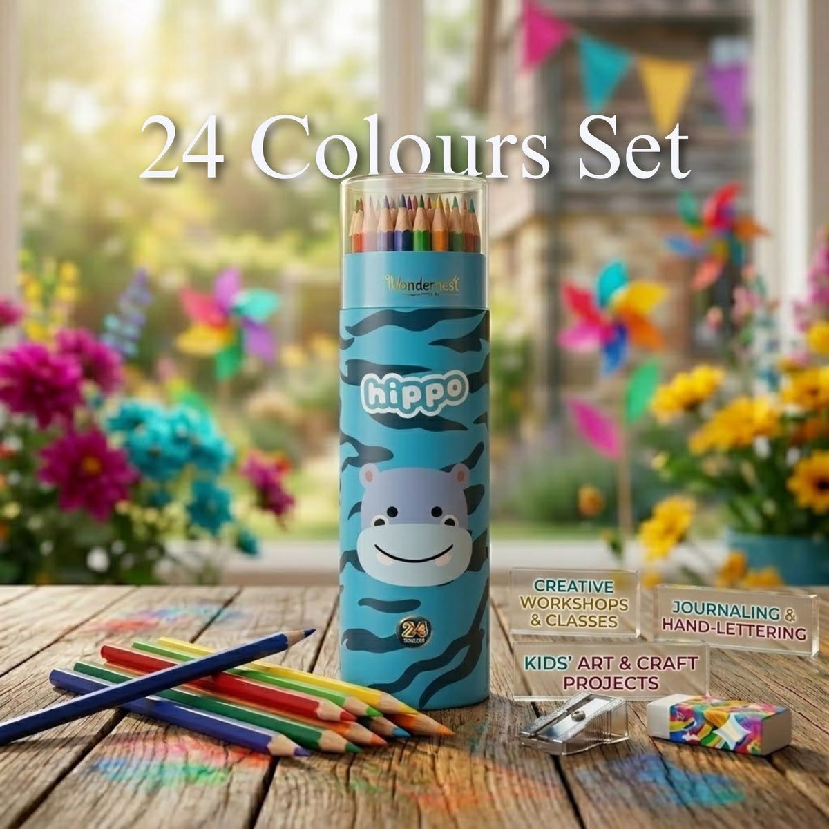 Rainbow Pencil Set - 24 Colours