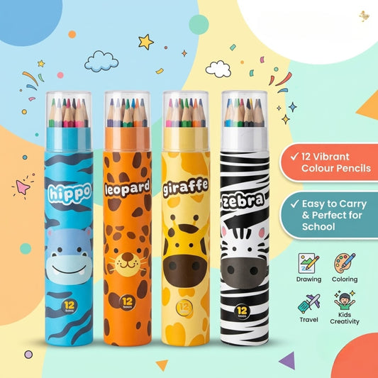 Rainbow Pencil Set - 12 Colours