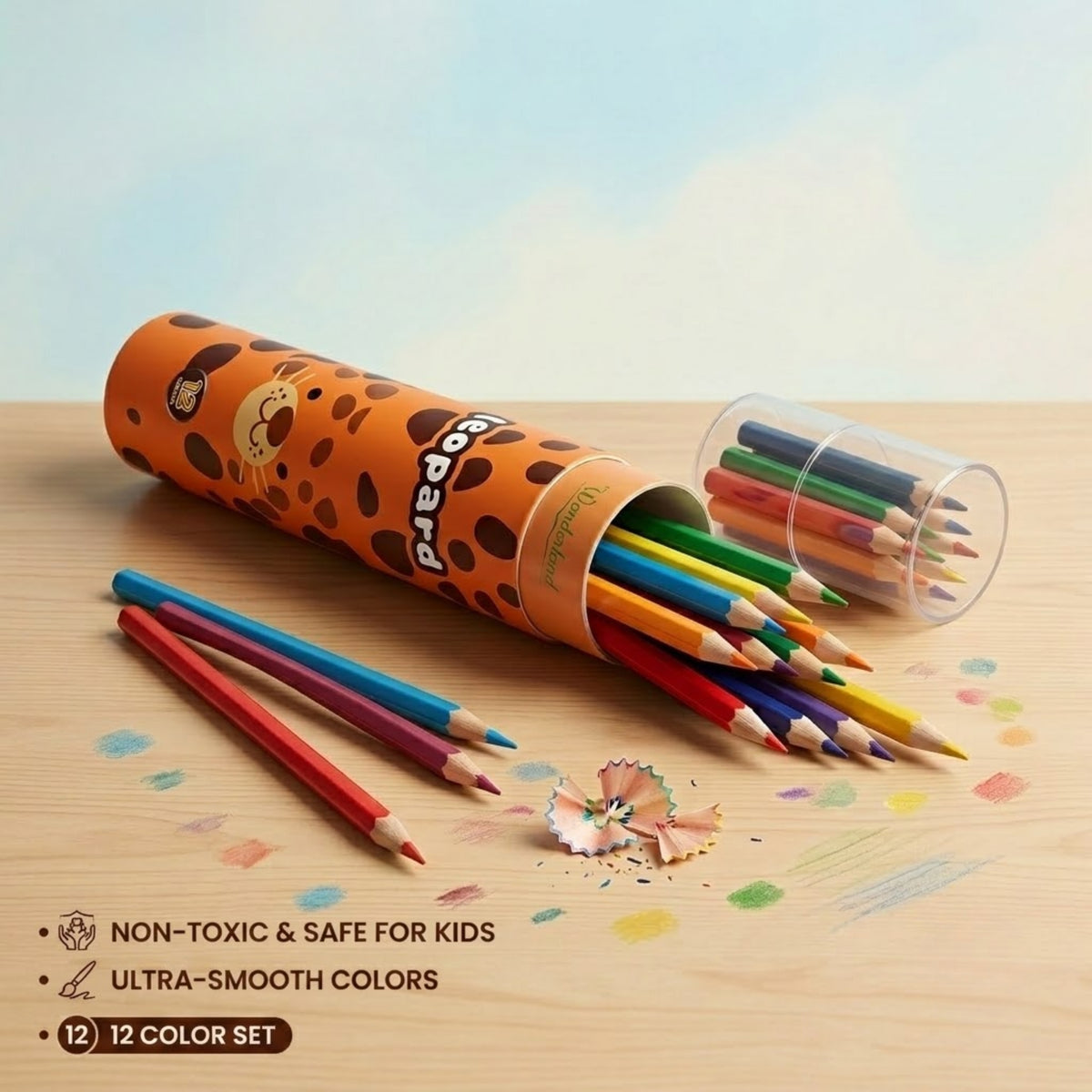 Rainbow Pencil Set - 12 Colours