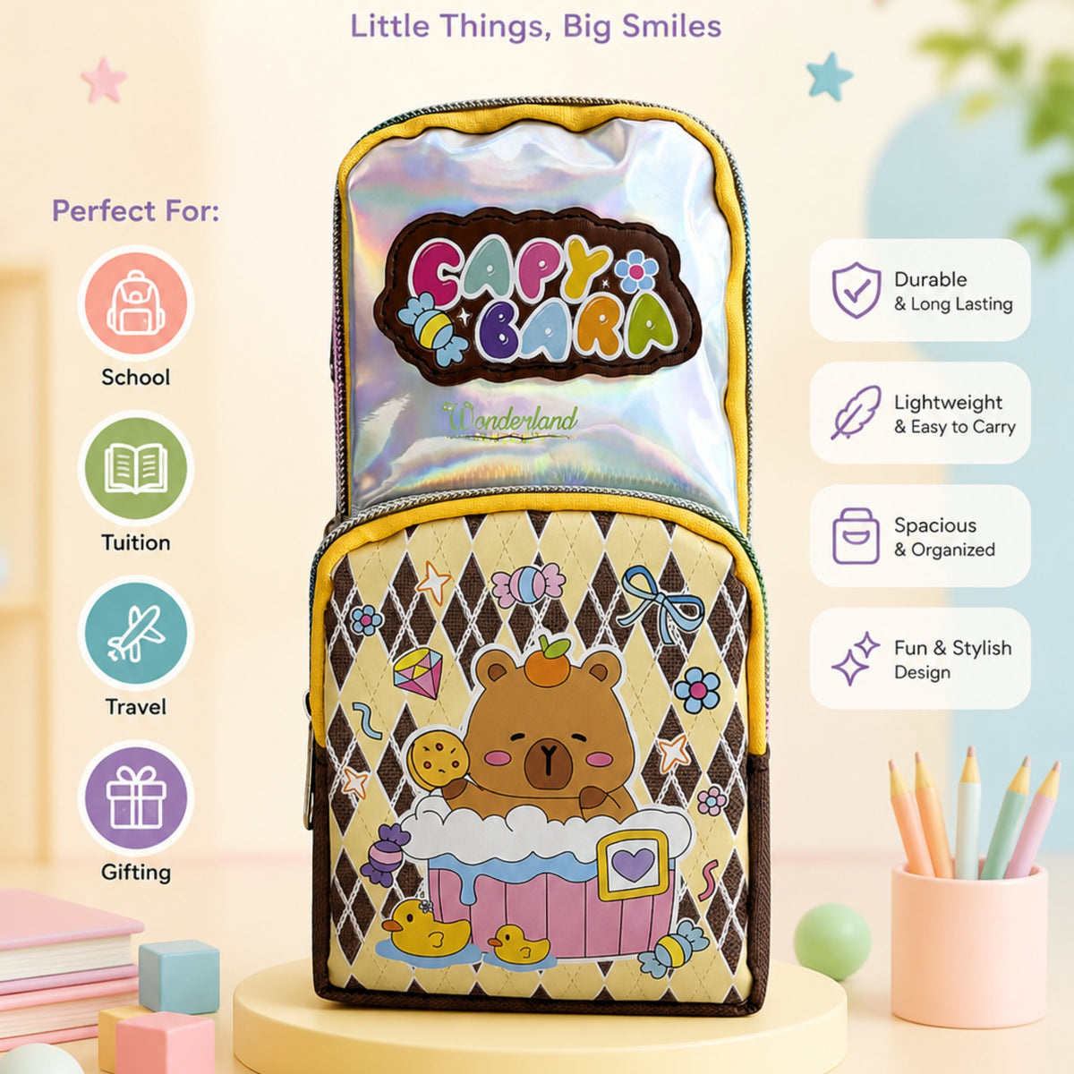 Capybara Cutie Pencil Pouch