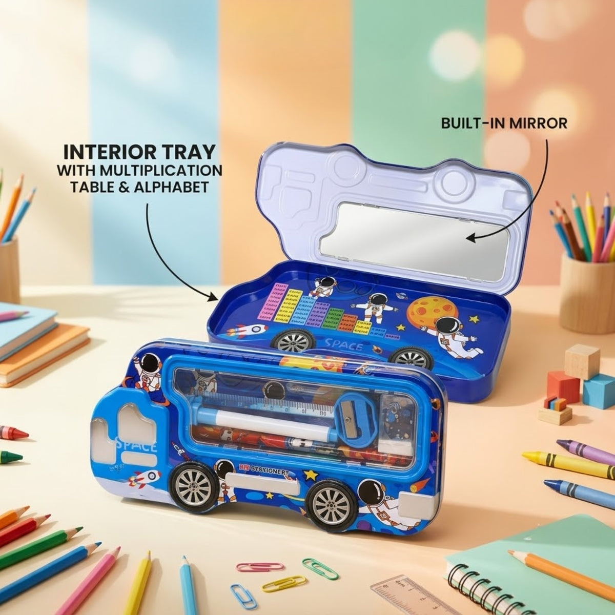 Big Bus Stationery Set