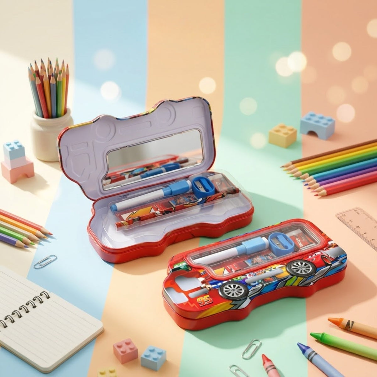 Big Bus Stationery Set