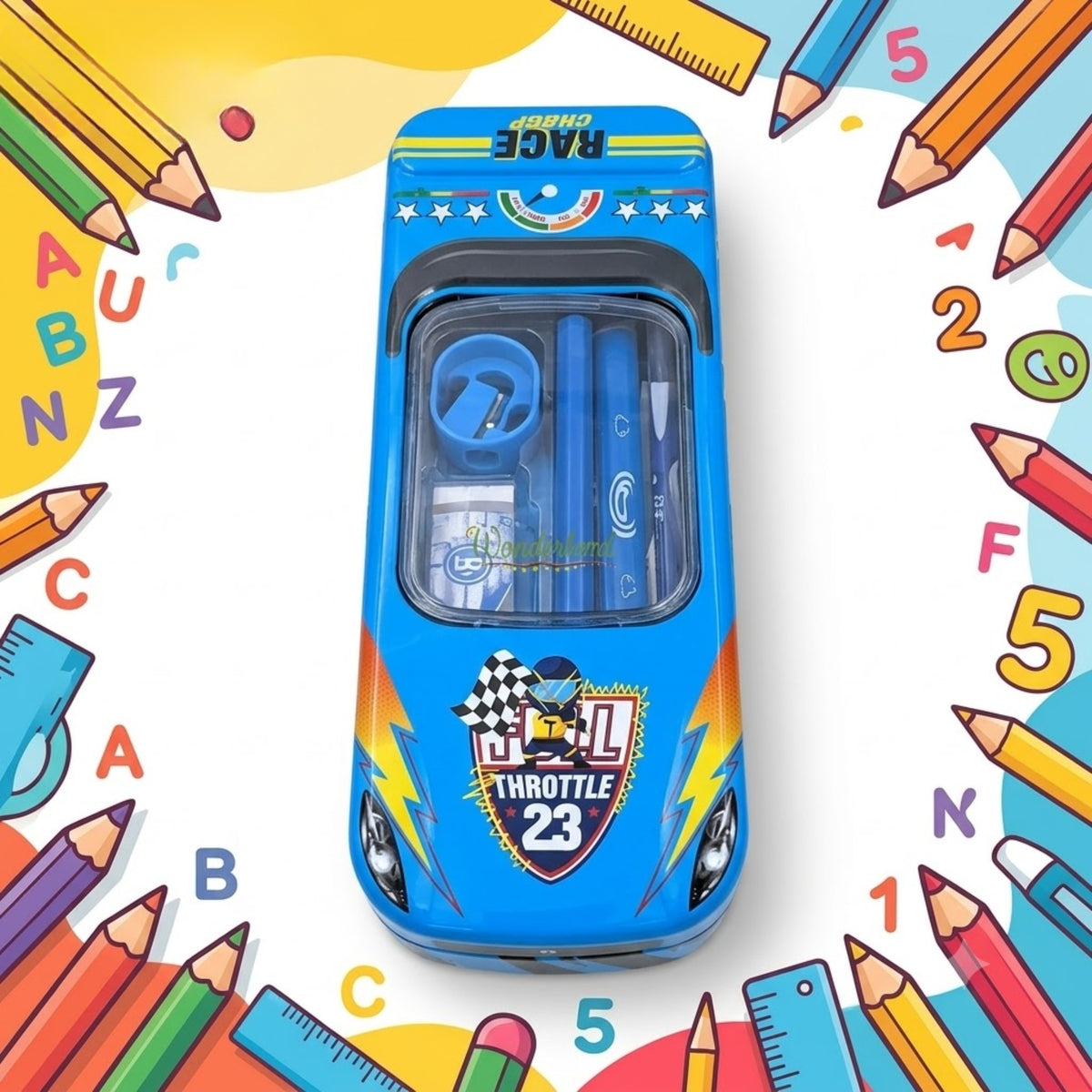 Zoom Racer 3D Pencil Box